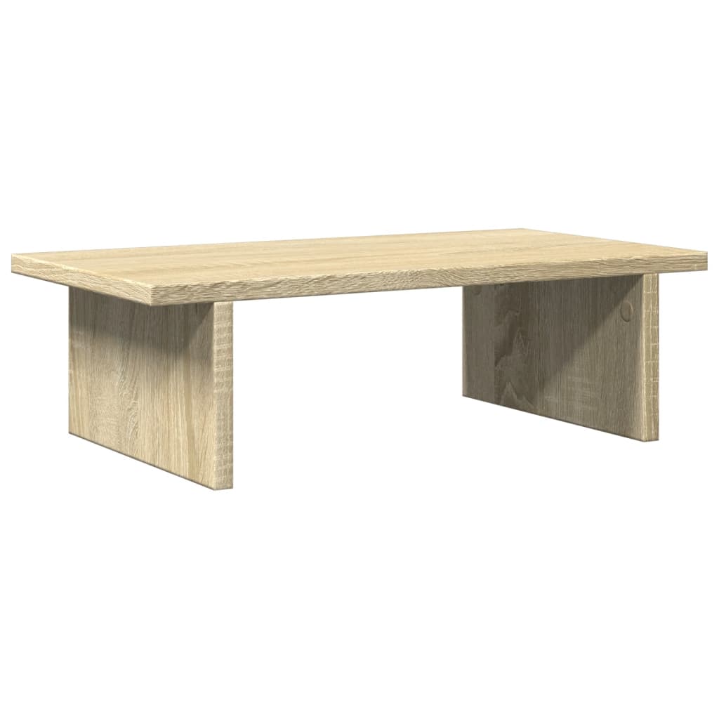 Monitorstandaard 50x27x15 cm bewerkt hout sonoma eikenkleurig is nu te koop bij PeponiXL, paradijselijk wonen!