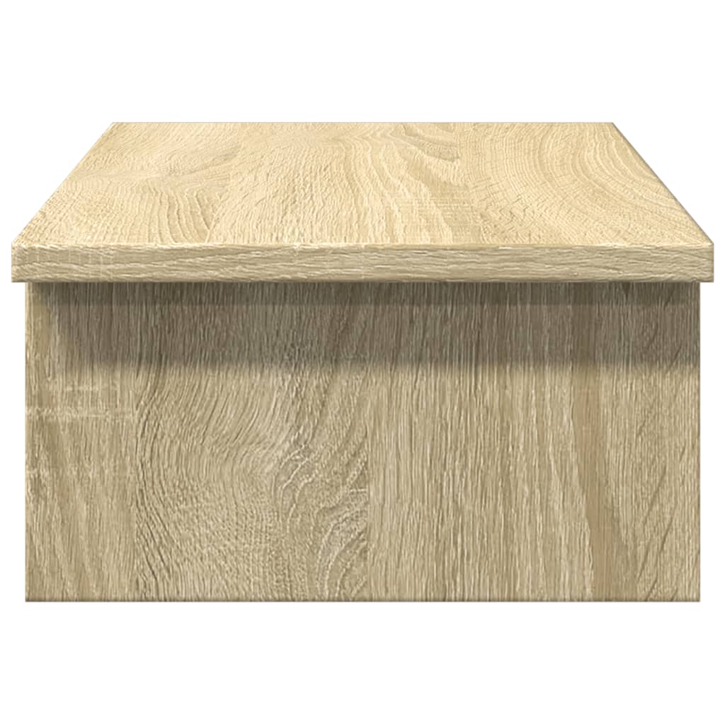 Monitorstandaard 50x27x15 cm bewerkt hout sonoma eikenkleurig is nu te koop bij PeponiXL, paradijselijk wonen!