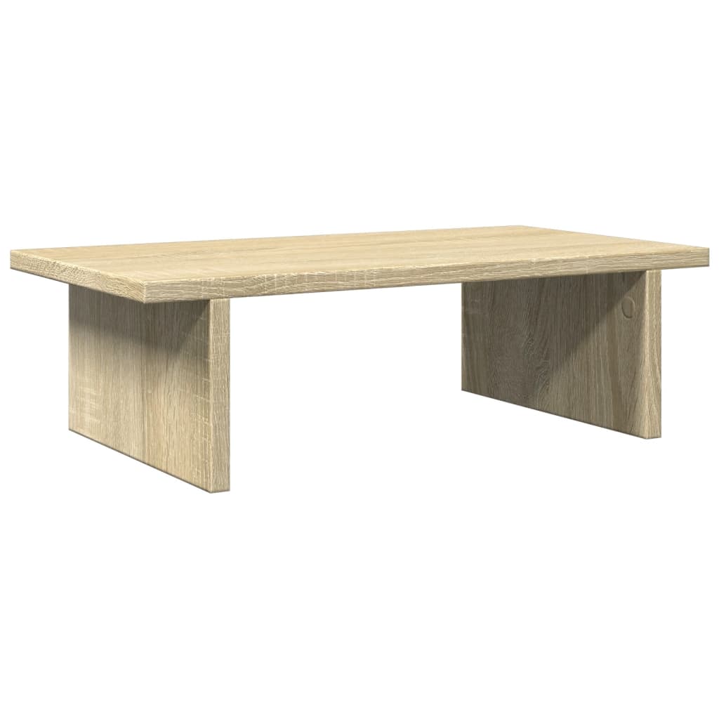 Monitorstandaard 50x27x15 cm bewerkt hout sonoma eikenkleurig is nu te koop bij PeponiXL, paradijselijk wonen!