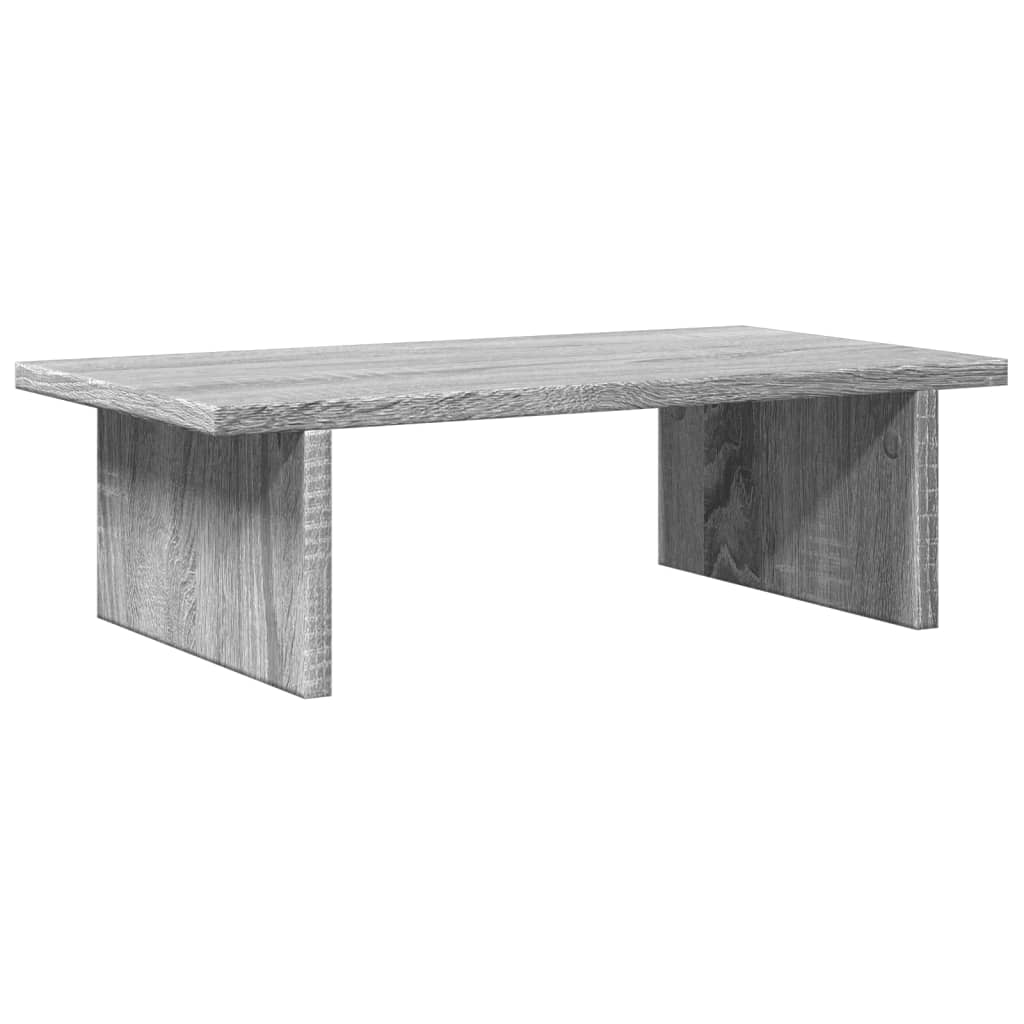 Monitorstandaard 50x27x15 cm bewerkt hout grijs sonoma eiken is nu te koop bij PeponiXL, paradijselijk wonen!