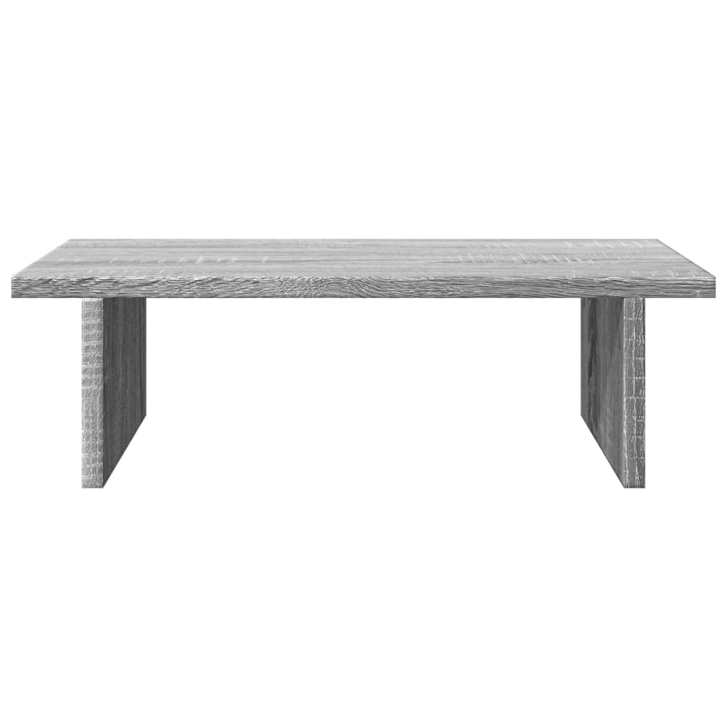 Monitorstandaard 50x27x15 cm bewerkt hout grijs sonoma eiken is nu te koop bij PeponiXL, paradijselijk wonen!