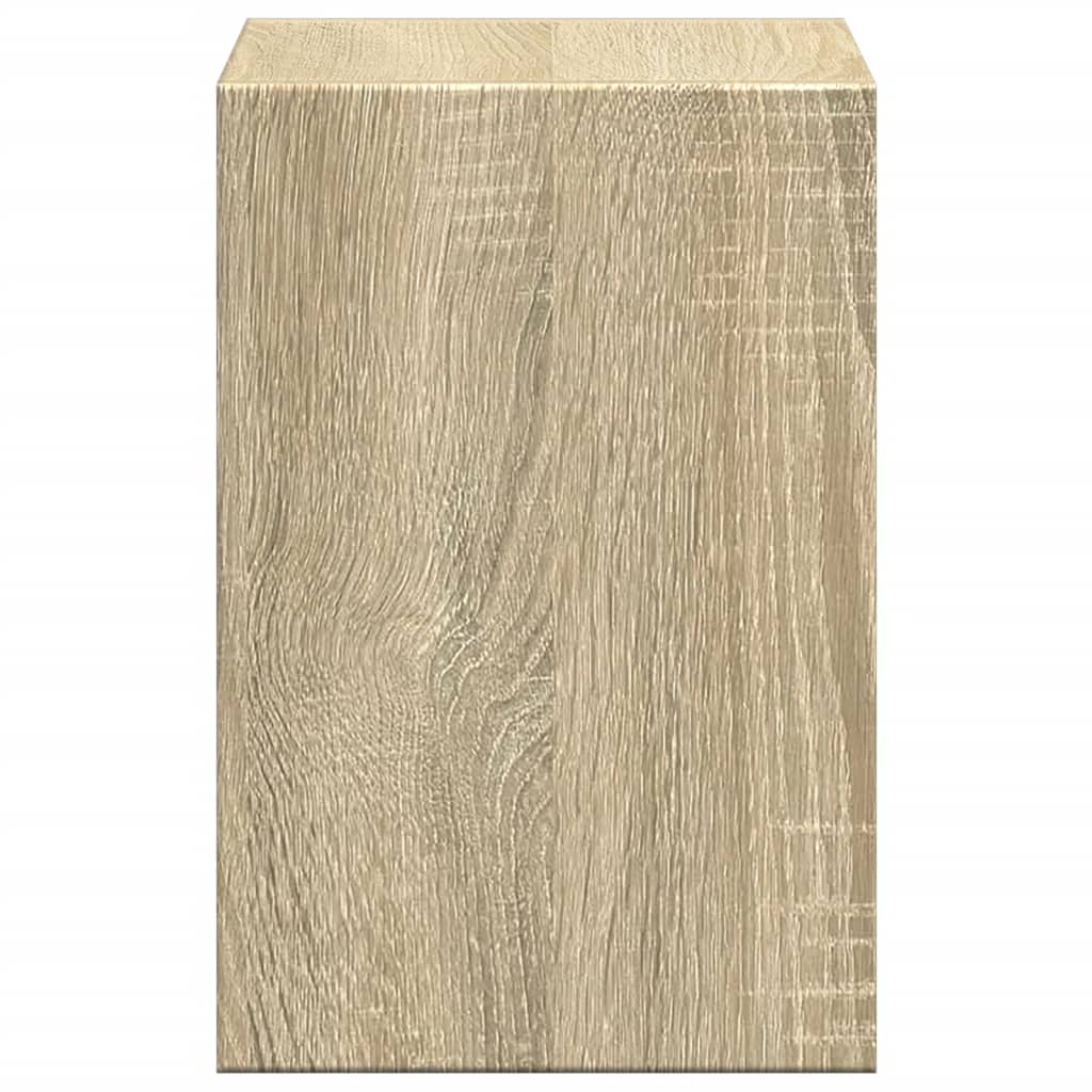Monitorstandaard met bureau-organizer bewerkt hout sonoma eiken is nu te koop bij PeponiXL, paradijselijk wonen!