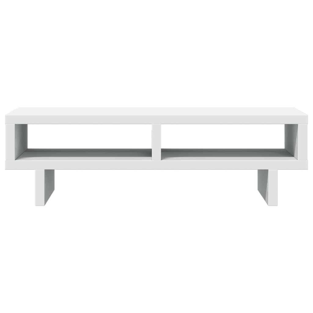 Monitorstandaard 50x27x15 cm bewerkt hout wit is nu te koop bij PeponiXL, paradijselijk wonen!