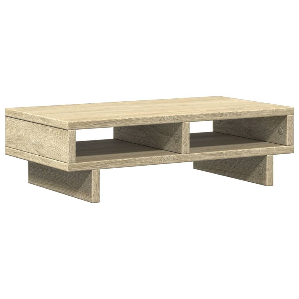 Monitorstandaard 50x27x15 cm bewerkt hout sonoma eikenkleurig is nu te koop bij PeponiXL, paradijselijk wonen!
