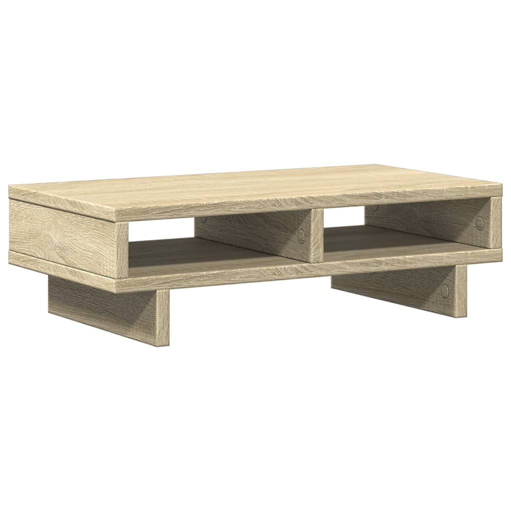 Monitorstandaard 50x27x15 cm bewerkt hout sonoma eikenkleurig is nu te koop bij PeponiXL, paradijselijk wonen!