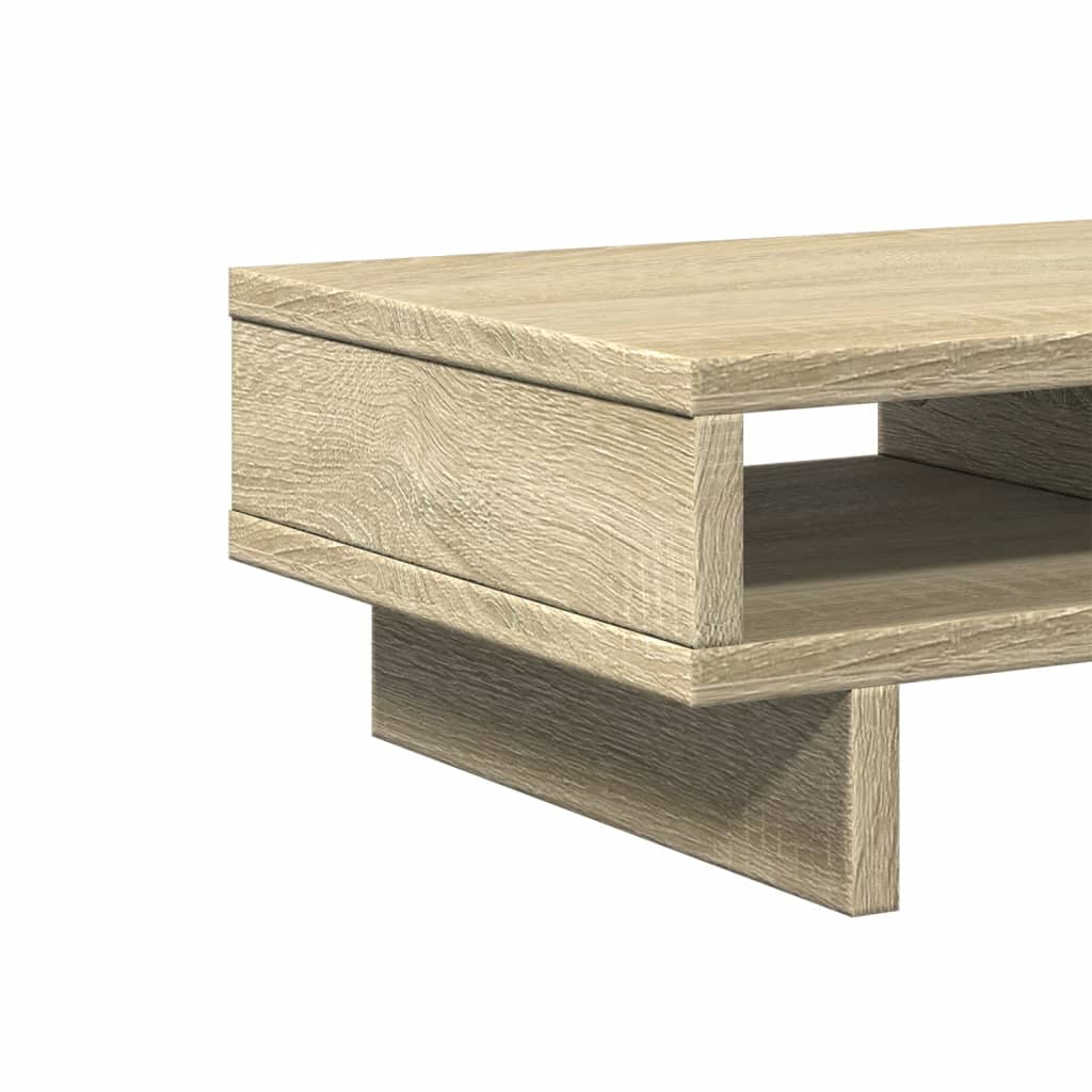 Monitorstandaard 50x27x15 cm bewerkt hout sonoma eikenkleurig is nu te koop bij PeponiXL, paradijselijk wonen!