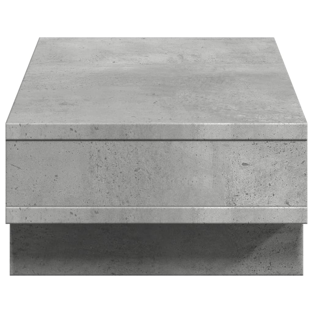 Monitorstandaard 50x27x15 cm bewerkt hout betongrijs is nu te koop bij PeponiXL, paradijselijk wonen!