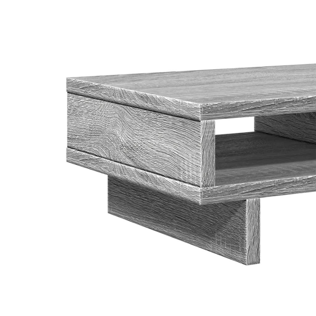 Monitorstandaard 50x27x15 cm bewerkt hout grijs sonoma eiken is nu te koop bij PeponiXL, paradijselijk wonen!
