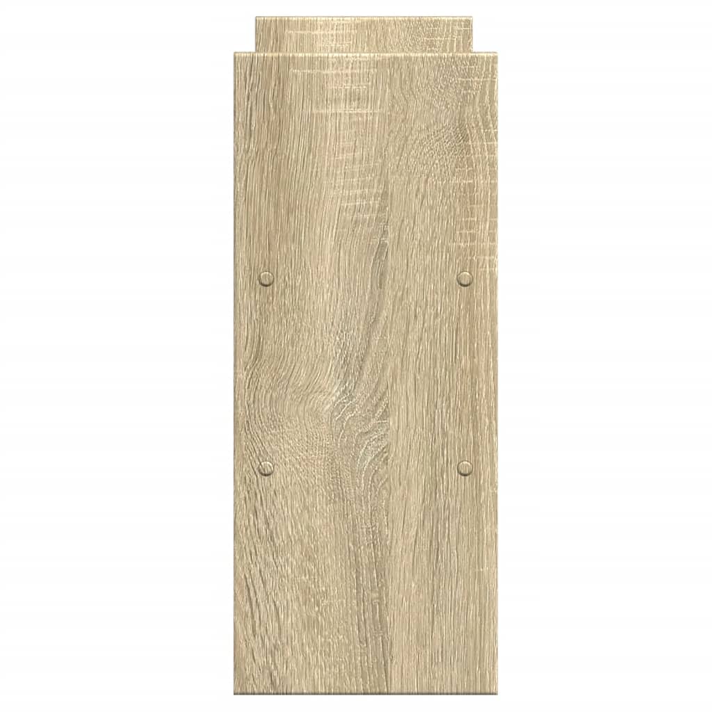 Bureau organiser 40x17x41 cm bewerkt hout sonoma eikenkleurig is nu te koop bij PeponiXL, paradijselijk wonen!