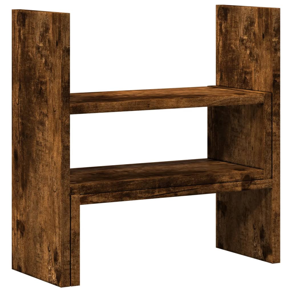 Bureau organiser 40x17x41 cm bewerkt hout gerookt eikenkleur is nu te koop bij PeponiXL, paradijselijk wonen!