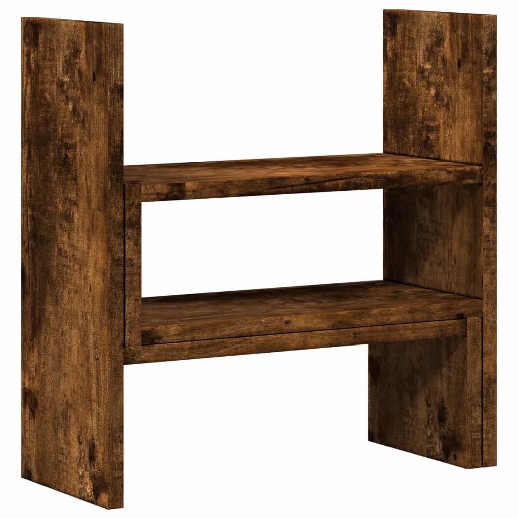 Bureau organiser 40x17x41 cm bewerkt hout gerookt eikenkleur is nu te koop bij PeponiXL, paradijselijk wonen!