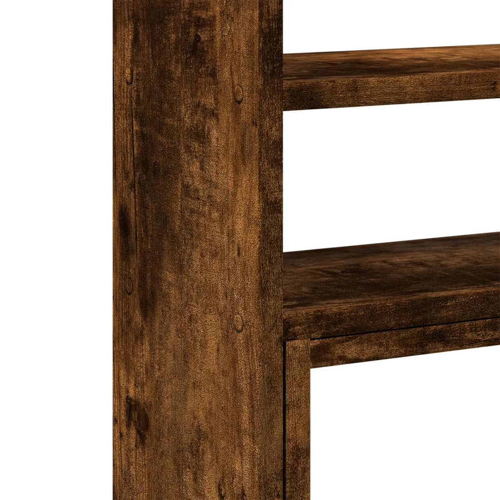 Bureau organiser 40x17x41 cm bewerkt hout gerookt eikenkleur is nu te koop bij PeponiXL, paradijselijk wonen!