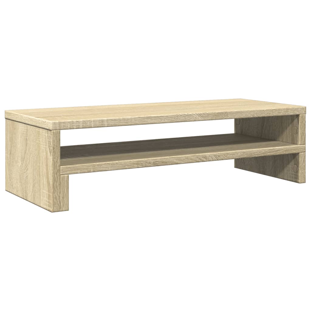 Monitorstandaard 54x22x15 cm bewerkt hout sonoma eikenkleurig is nu te koop bij PeponiXL, paradijselijk wonen!