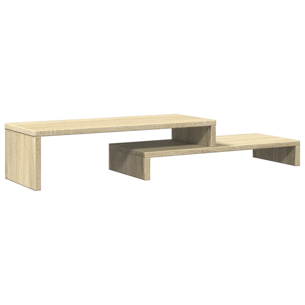 Monitorstandaard 54x22x15 cm bewerkt hout sonoma eikenkleurig is nu te koop bij PeponiXL, paradijselijk wonen!