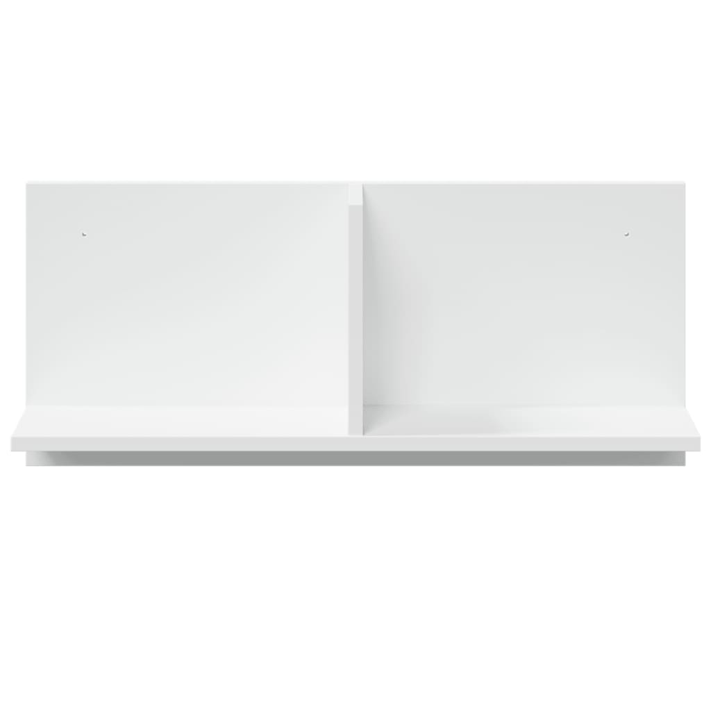 Wandkast 70x16,5x30 cm bewerkt hout wit is nu te koop bij PeponiXL, paradijselijk wonen!