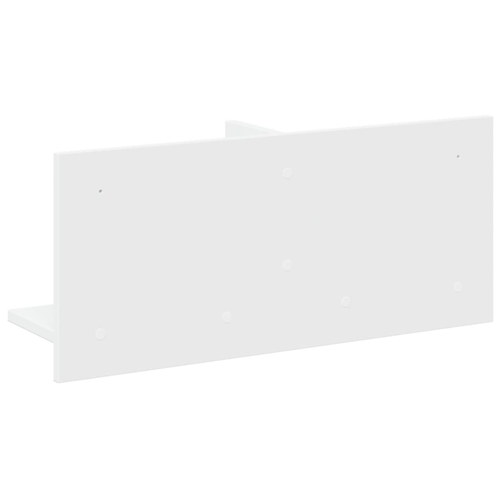 Wandkast 70x16,5x30 cm bewerkt hout wit is nu te koop bij PeponiXL, paradijselijk wonen!