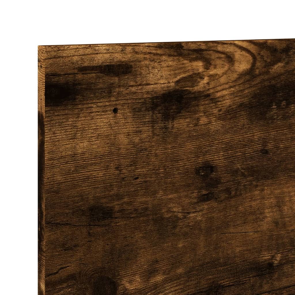 Wandkast 70x16,5x30 cm bewerkt hout gerookt eikenkleurig is nu te koop bij PeponiXL, paradijselijk wonen!