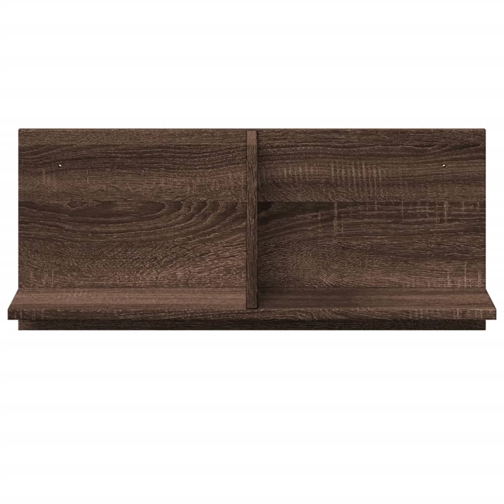 Wandkast 70x16,5x30 cm bewerkt hout bruin eikenkleur is nu te koop bij PeponiXL, paradijselijk wonen!