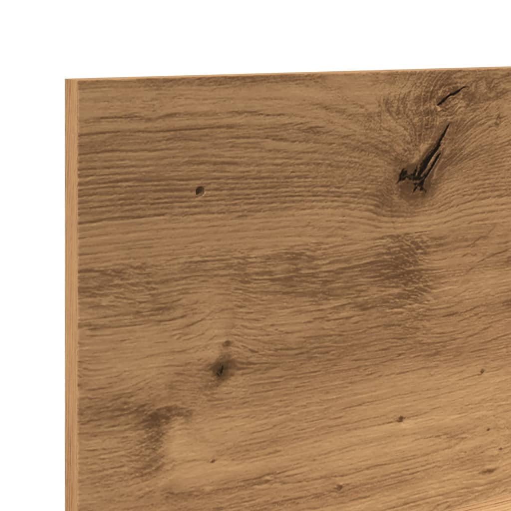Wandkast 70x16,5x30 cm bewerkt hout artinsanaal eikenkleurig is nu te koop bij PeponiXL, paradijselijk wonen!