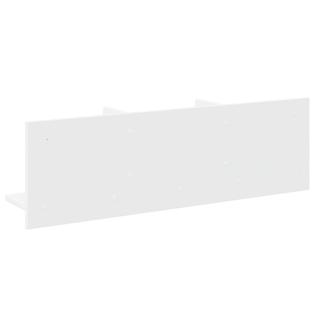Wandkast 100x16,5x30 cm bewerkt hout wit is nu te koop bij PeponiXL, paradijselijk wonen!