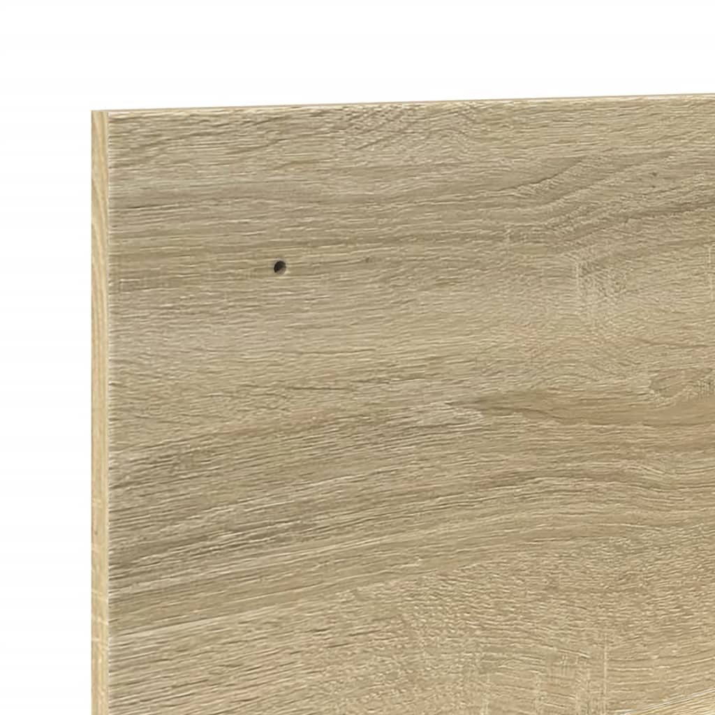 Wandkast 100x16,5x30 cm bewerkt hout sonoma eikenkleurig is nu te koop bij PeponiXL, paradijselijk wonen!