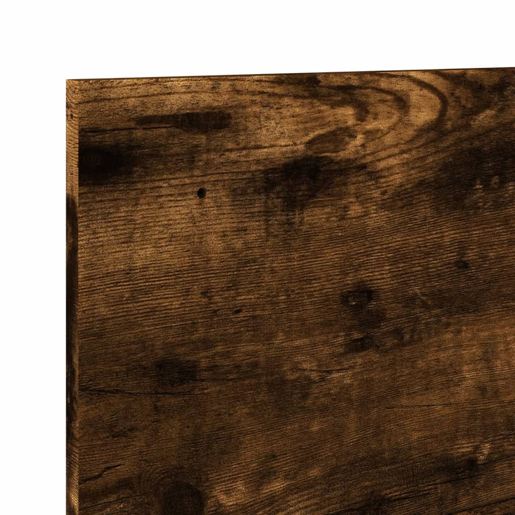 Wandkast 100x16,5x30 cm bewerkt hout gerookt eikenkleurig is nu te koop bij PeponiXL, paradijselijk wonen!