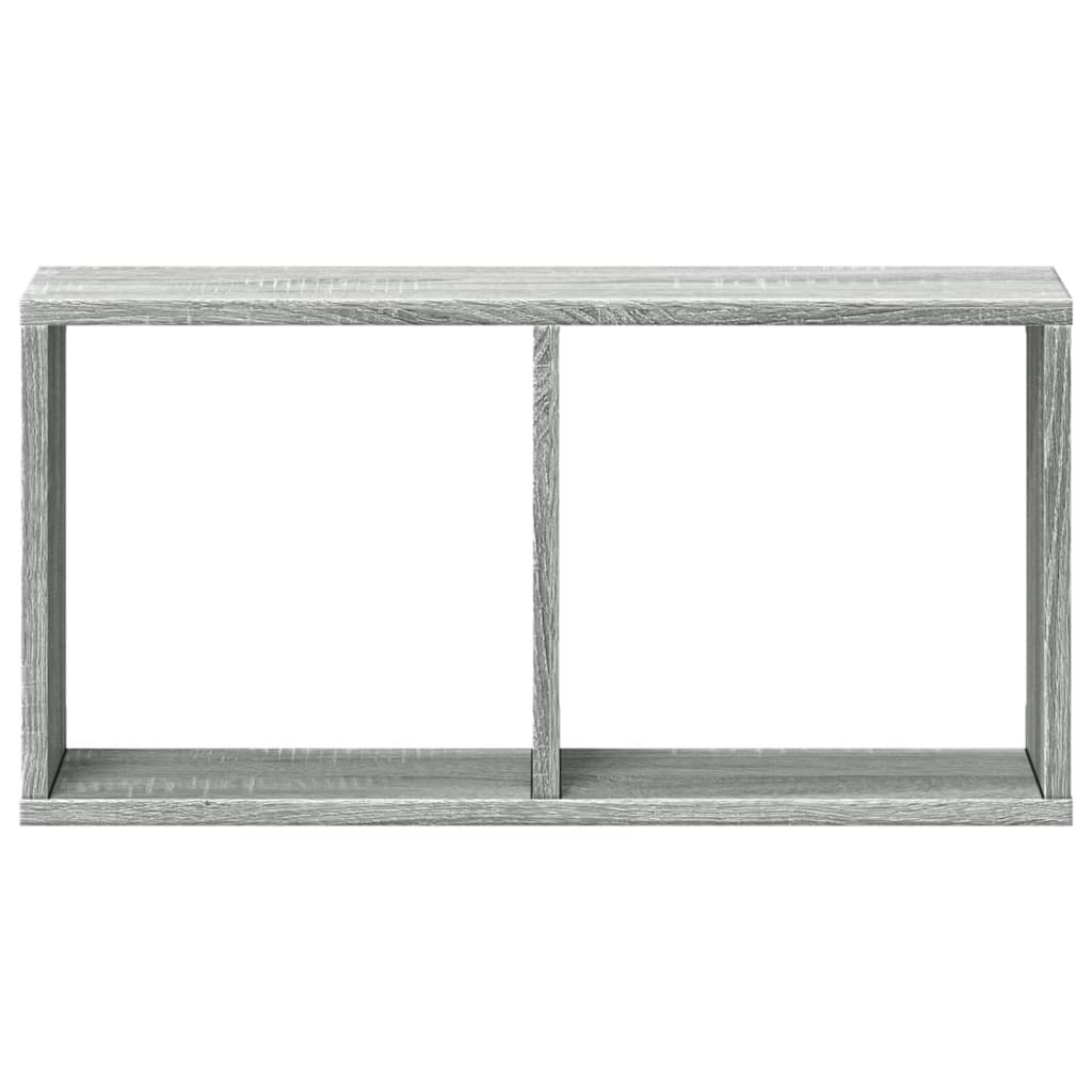 Wandkast 60x16x30 cm bewerkt hout grijs sonoma eiken is nu te koop bij PeponiXL, paradijselijk wonen!