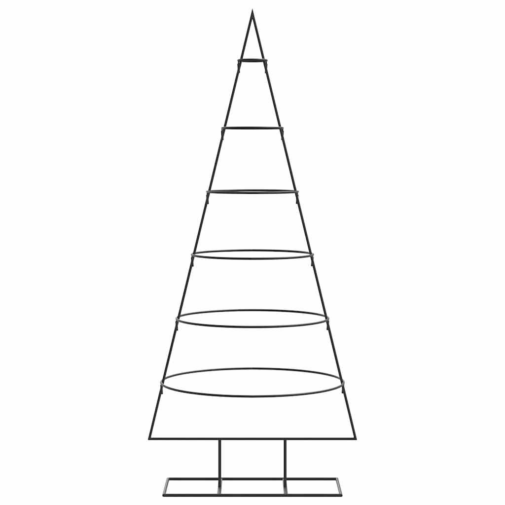 Kerstdecoratie kerstboom 150 cm metaal zwart is nu te koop bij PeponiXL, paradijselijk wonen!