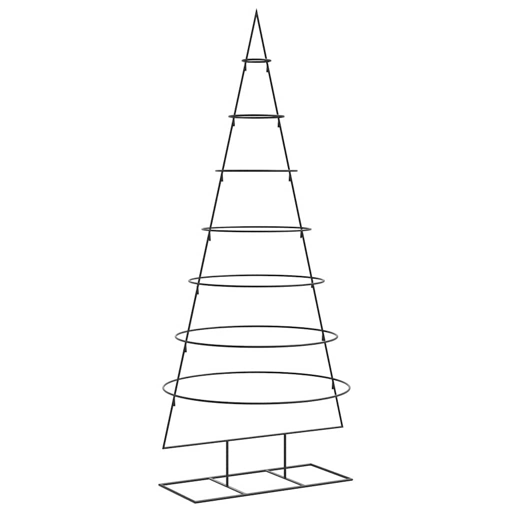 Kerstdecoratie kerstboom 180 cm metaal zwart is nu te koop bij PeponiXL, paradijselijk wonen!