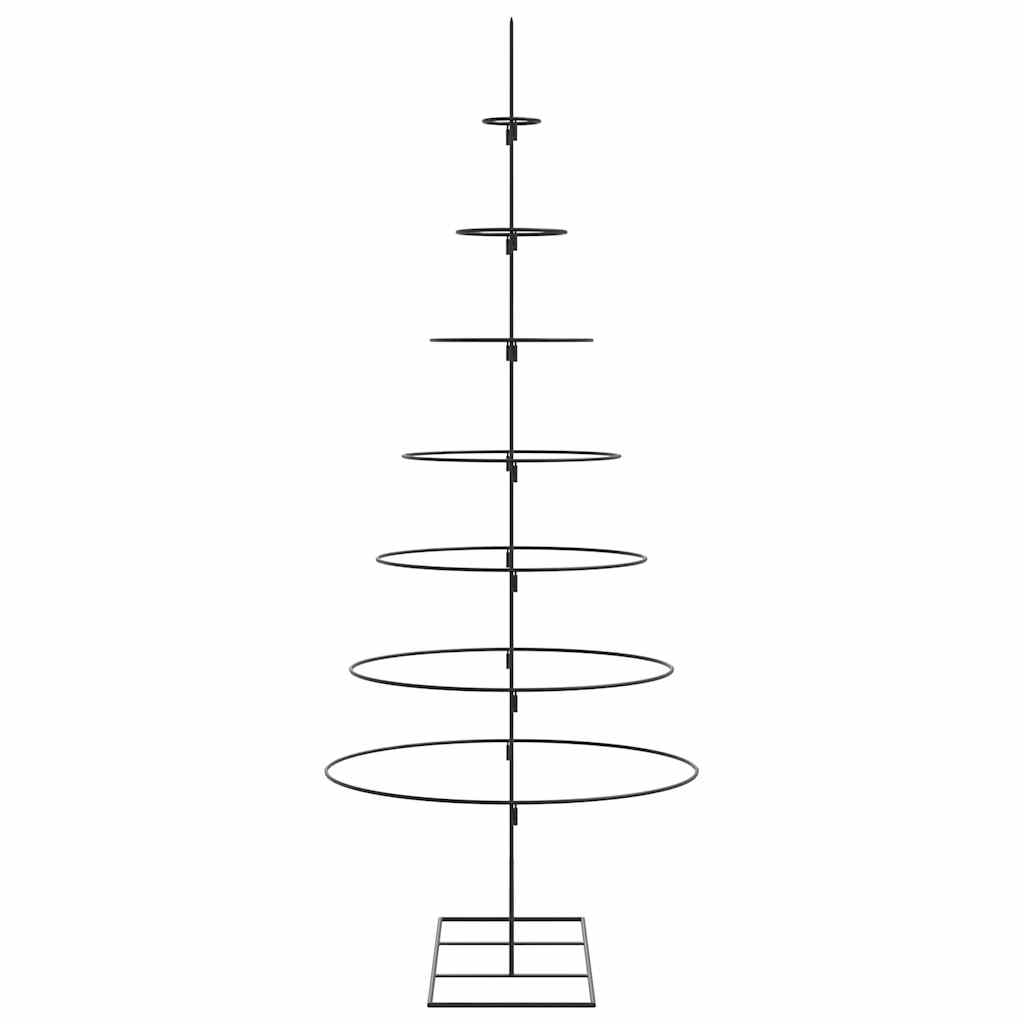 Kerstdecoratie kerstboom 180 cm metaal zwart is nu te koop bij PeponiXL, paradijselijk wonen!