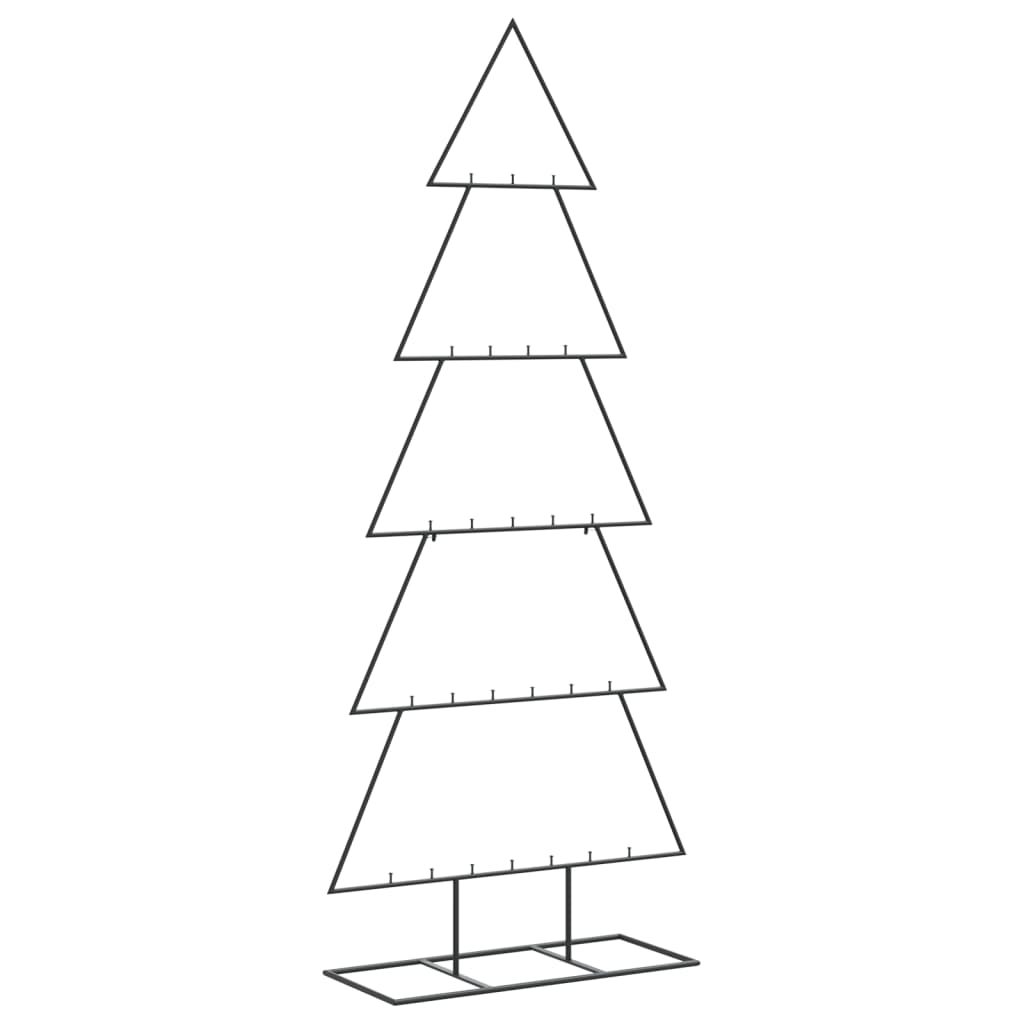 Kerstdecoratie kerstboom 150 cm metaal zwart is nu te koop bij PeponiXL, paradijselijk wonen!