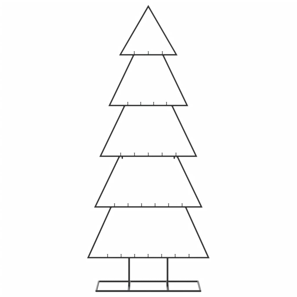 Kerstdecoratie kerstboom 150 cm metaal zwart is nu te koop bij PeponiXL, paradijselijk wonen!