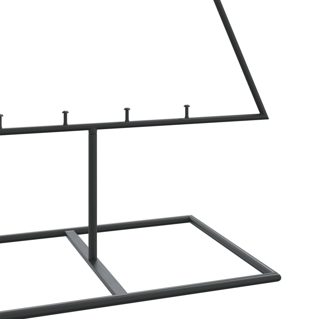 Kerstdecoratie kerstboom 150 cm metaal zwart is nu te koop bij PeponiXL, paradijselijk wonen!