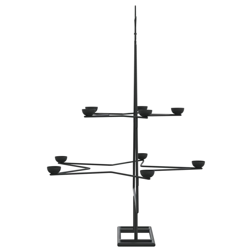 Kerstdecoratie kerstboom 75 cm metaal zwart is nu te koop bij PeponiXL, paradijselijk wonen!