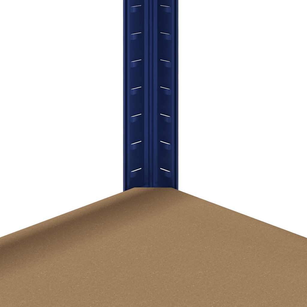 Opbergrek 5-laags staal & bewerkt hout blauw is nu te koop bij PeponiXL, paradijselijk wonen!