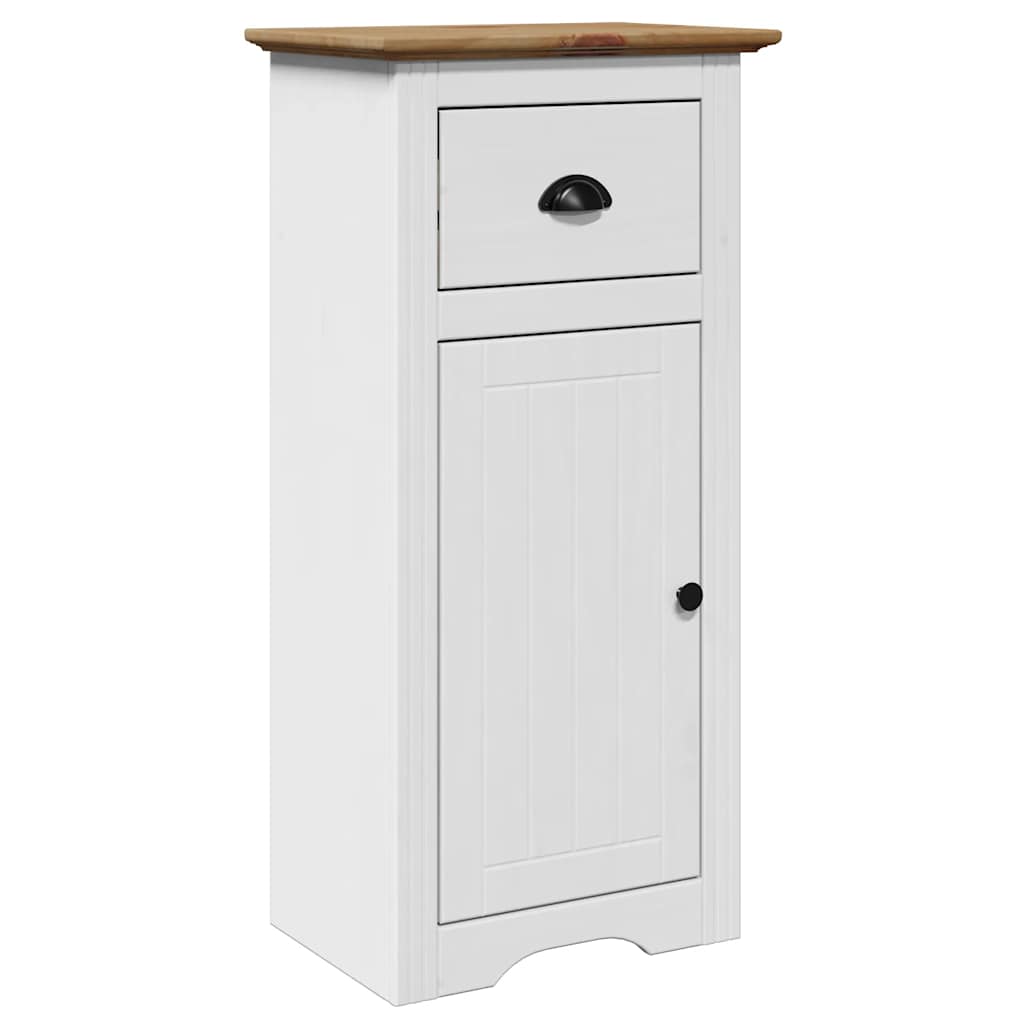 Badkamerkast BODO 44x30x90 cm wit en bruin is nu te koop bij PeponiXL, paradijselijk wonen!