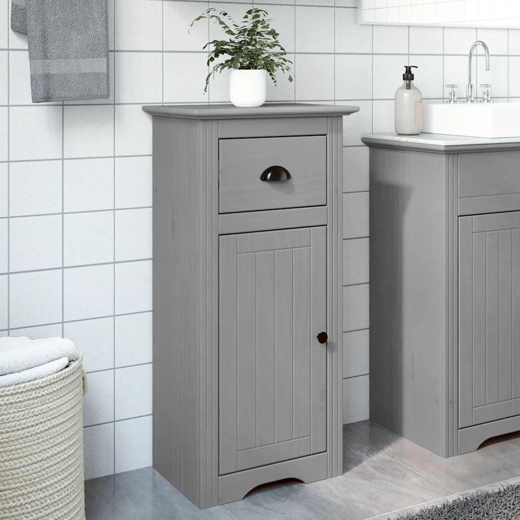 Badkamerkast BODO 44x30x90 cm grijs is nu te koop bij PeponiXL, paradijselijk wonen!