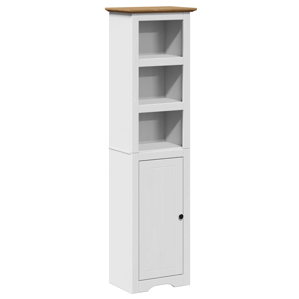 Badkamerkast BODO 44x30x160 cm wit en bruin is nu te koop bij PeponiXL, paradijselijk wonen!