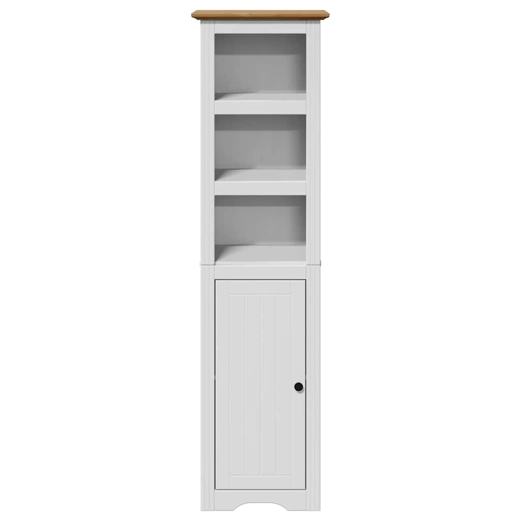 Badkamerkast BODO 44x30x160 cm wit en bruin is nu te koop bij PeponiXL, paradijselijk wonen!