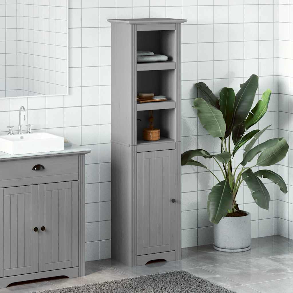Badkamerkast BODO 44x30x160 cm grijs is nu te koop bij PeponiXL, paradijselijk wonen!