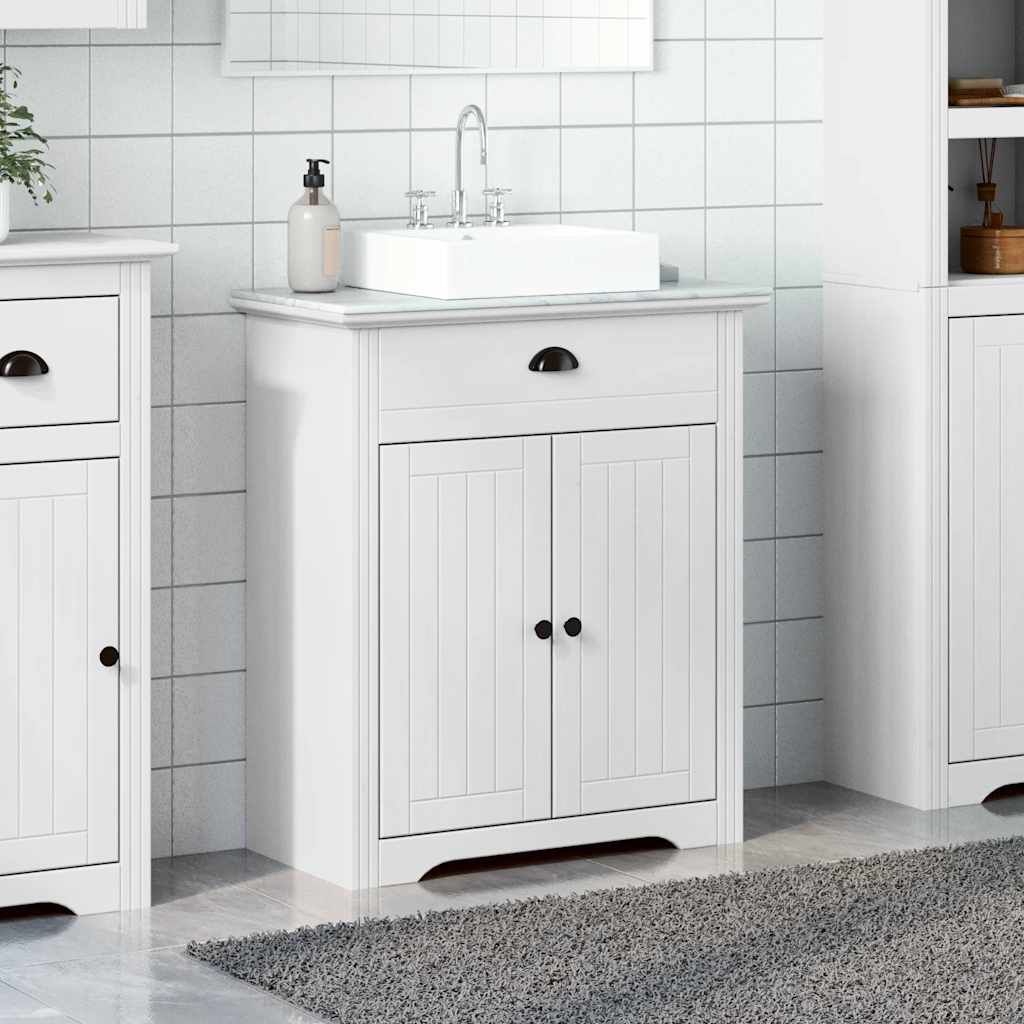 Wastafelkast BODO 70x35x80 cm wit is nu te koop bij PeponiXL, paradijselijk wonen!