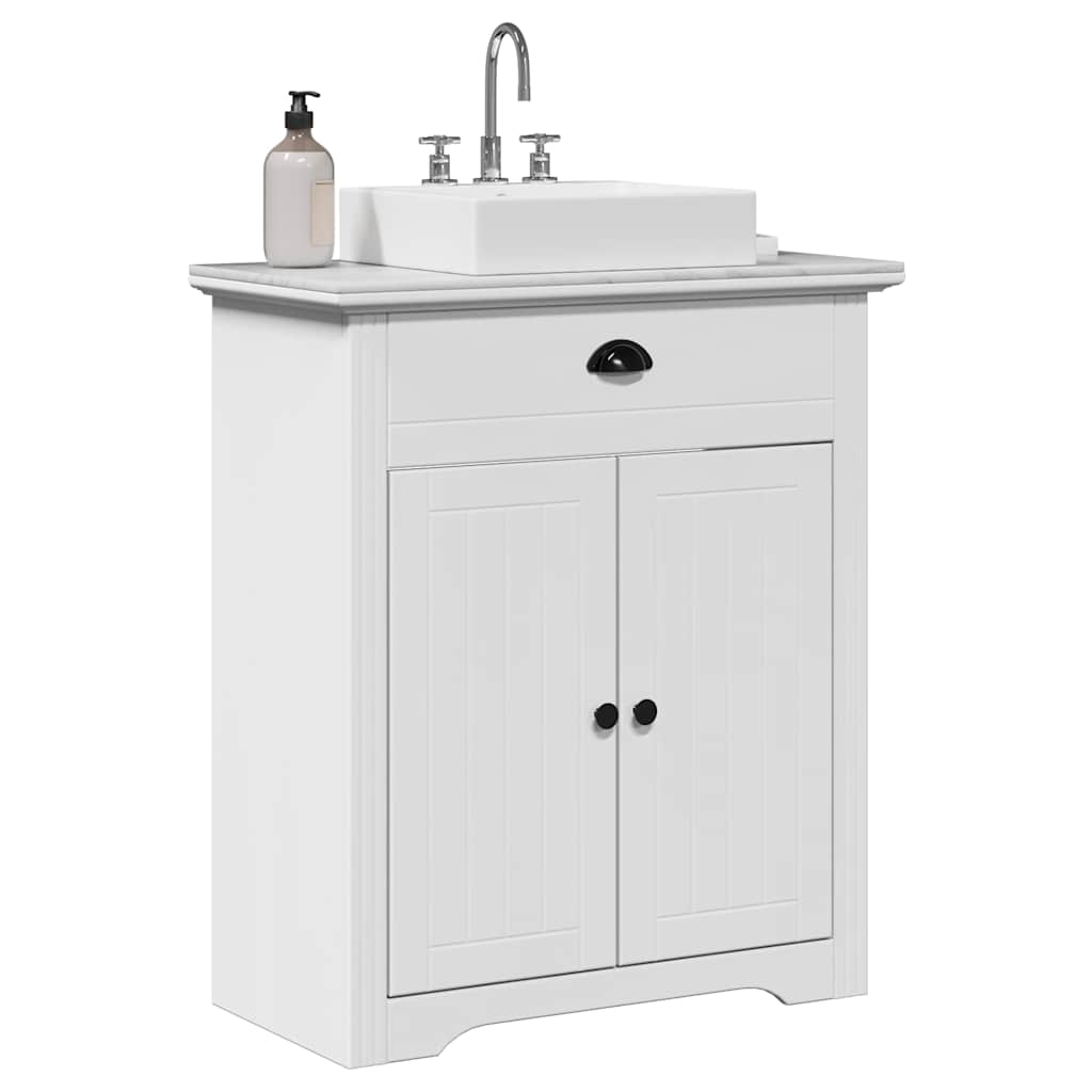 Wastafelkast BODO 70x35x80 cm wit is nu te koop bij PeponiXL, paradijselijk wonen!