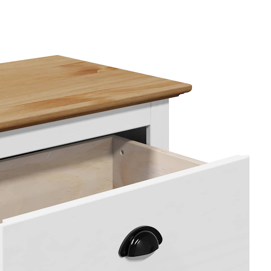 Gangbank BODO 114x40x45 cm wit en bruin is nu te koop bij PeponiXL, paradijselijk wonen!