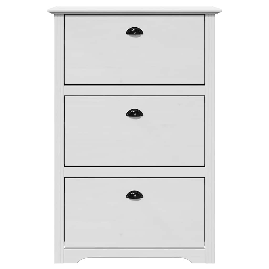 Schoenenrek BODO 80x35x118 cm wit is nu te koop bij PeponiXL, paradijselijk wonen!