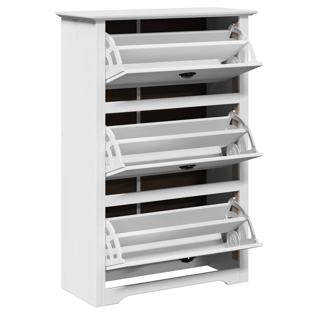 Schoenenrek BODO 80x35x118 cm wit is nu te koop bij PeponiXL, paradijselijk wonen!