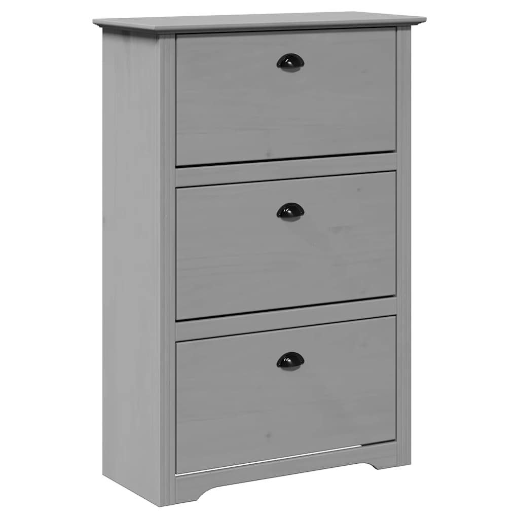 Schoenenrek BODO 80x35x118 cm grijs is nu te koop bij PeponiXL, paradijselijk wonen!