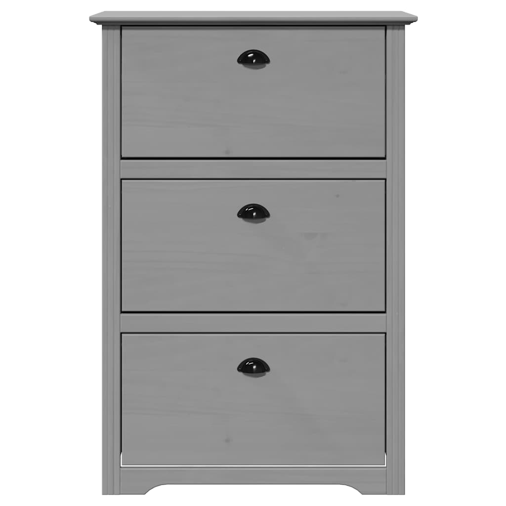 Schoenenrek BODO 80x35x118 cm grijs is nu te koop bij PeponiXL, paradijselijk wonen!