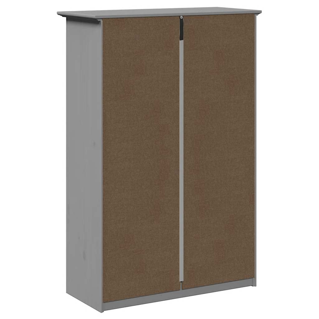 Schoenenrek BODO 80x35x118 cm grijs is nu te koop bij PeponiXL, paradijselijk wonen!