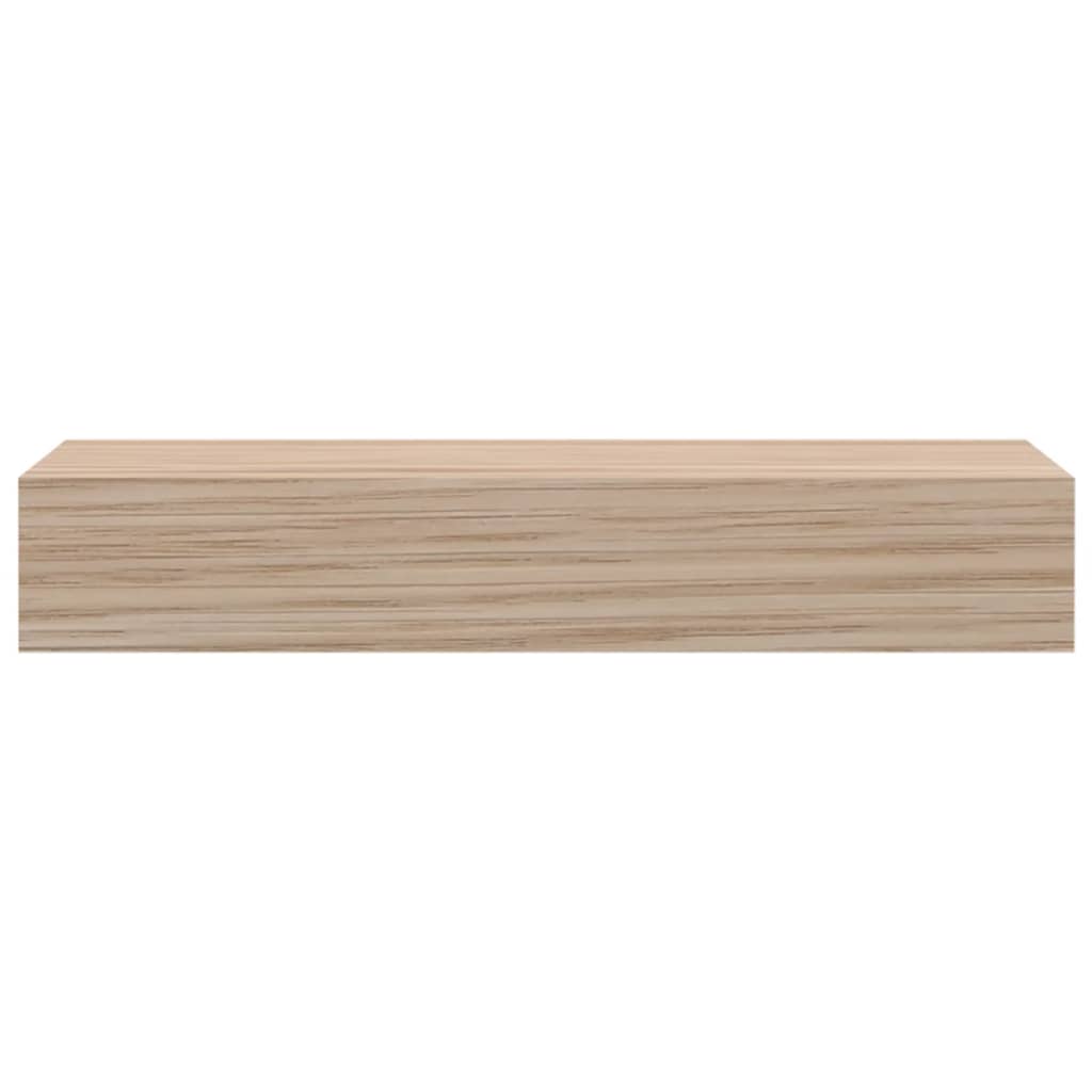 Wandschapppen 2 st 23x23,5x4 cm bewerkt hout is nu te koop bij PeponiXL, paradijselijk wonen!