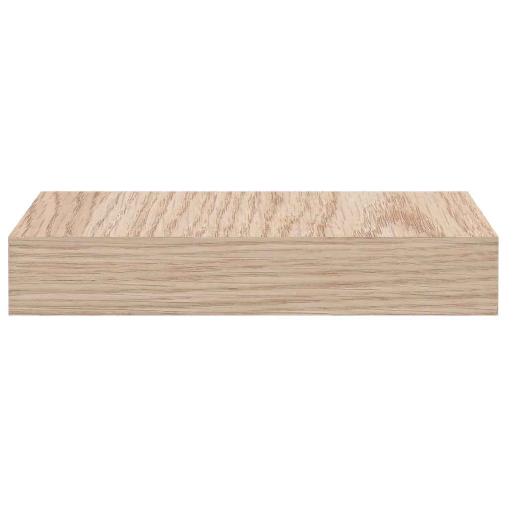 Wandschapppen 2 st 23x23,5x4 cm bewerkt hout is nu te koop bij PeponiXL, paradijselijk wonen!